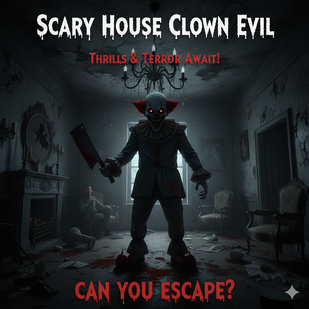 Scary House Clown Evil